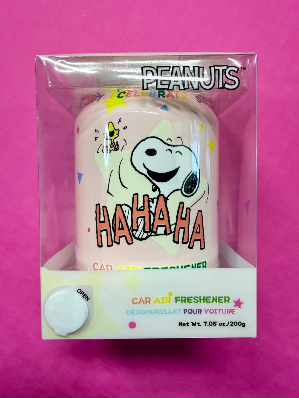 Peanuts Pink Snoopy Jar Air Freshener